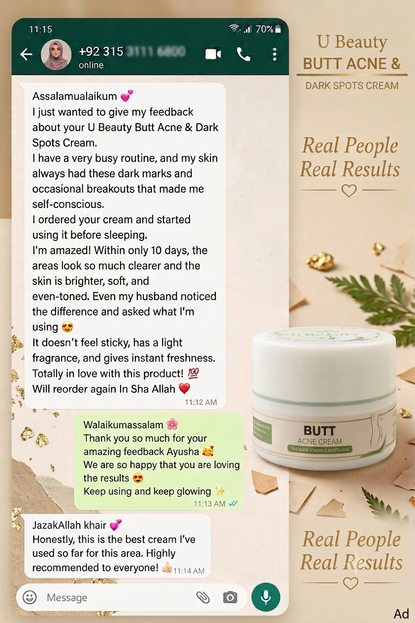 BUTT ACNE CREAM ( FOR FEMALES )