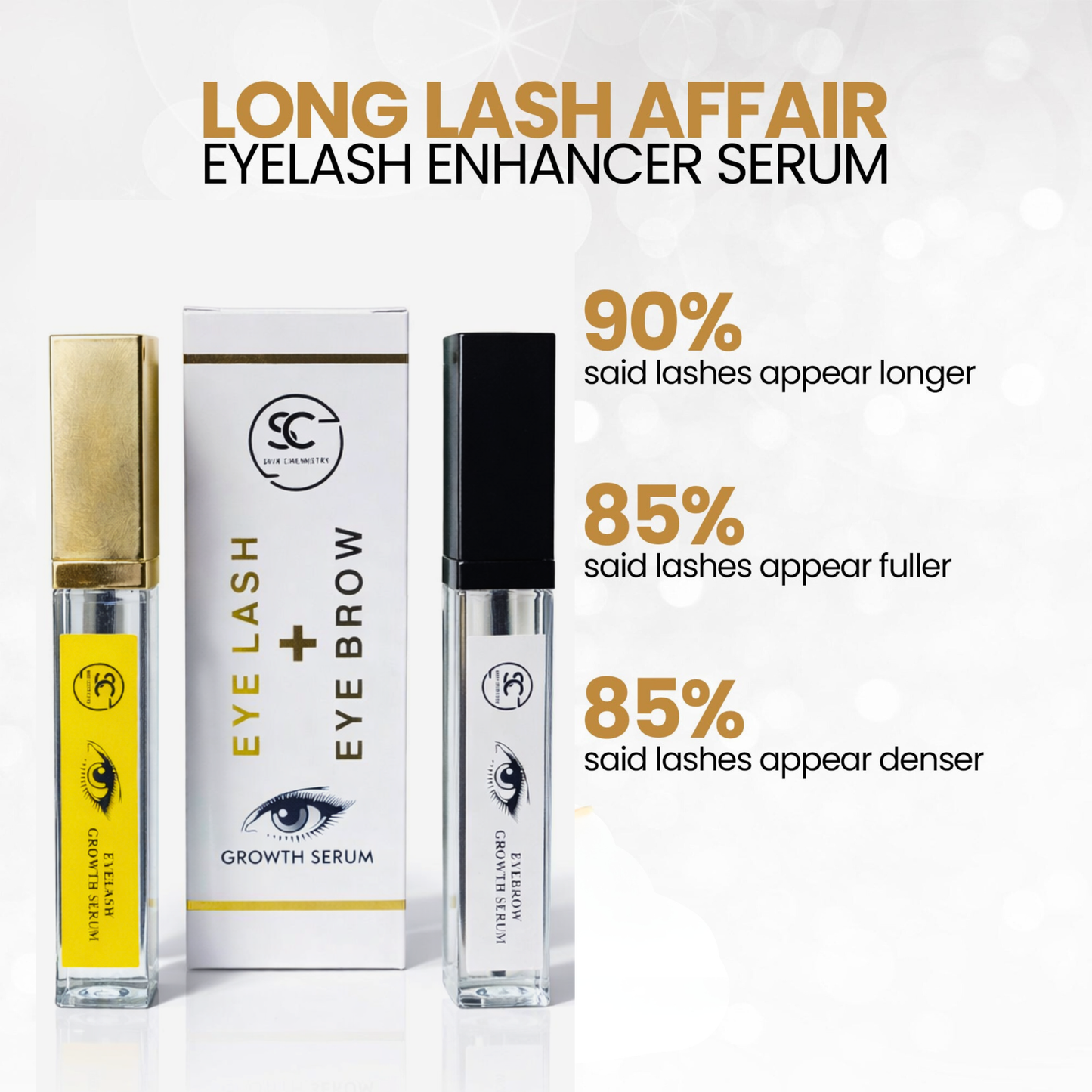 EYELASHES GROWTH SERUM (FREE EYE BROWS GROWTH SERUM)