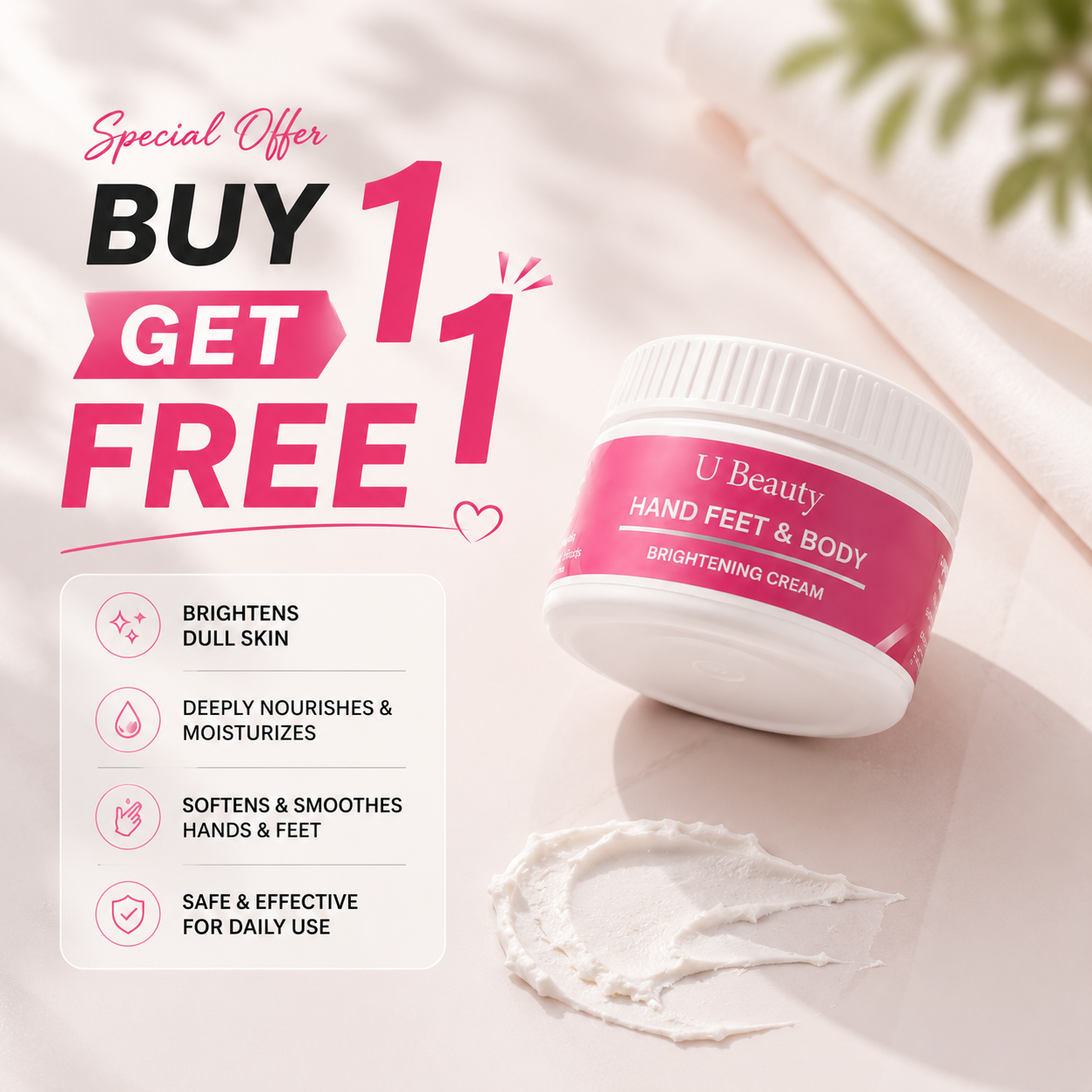 7 DAYS HAND & FEET WHITENING CREAM