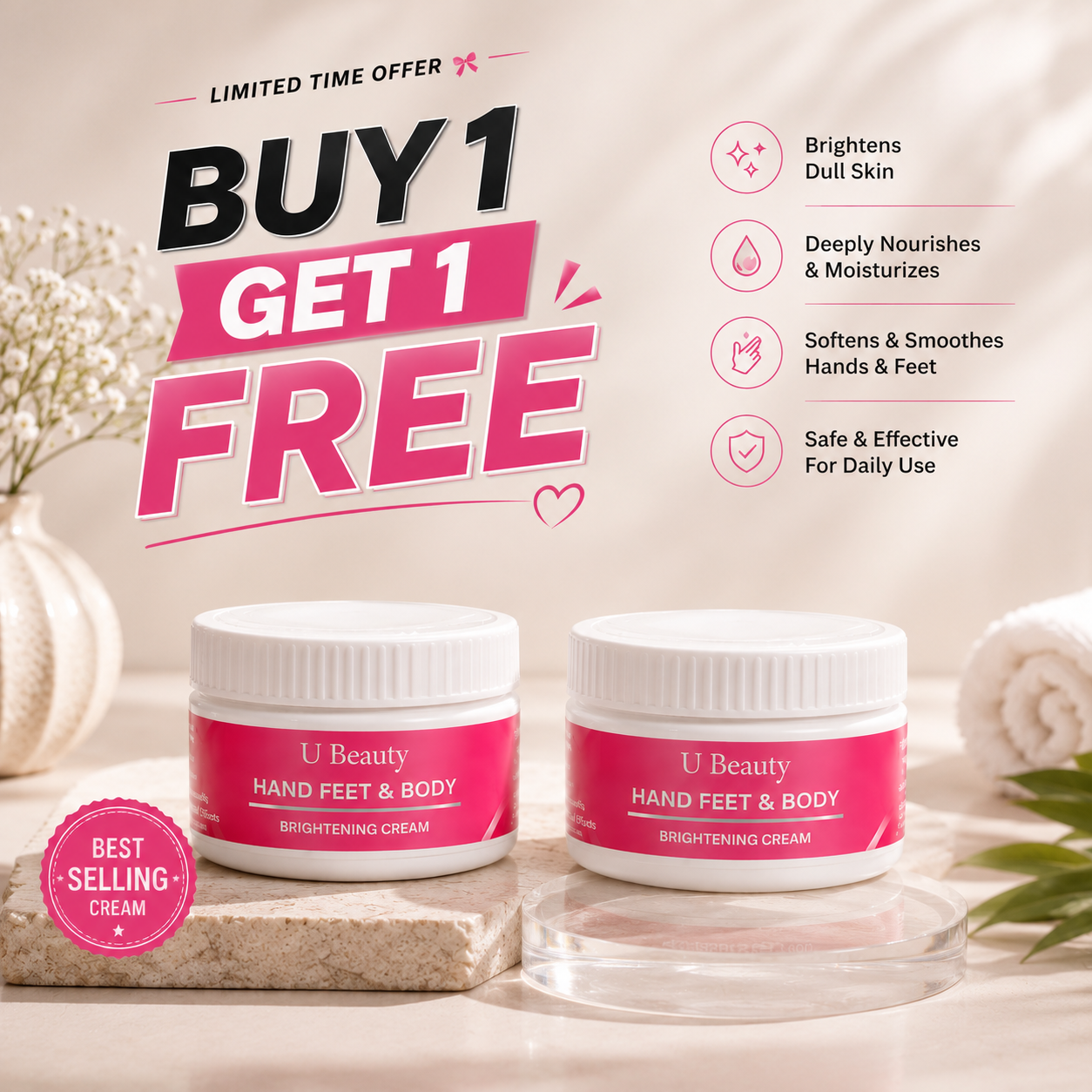 7 DAYS HAND & FEET WHITENING CREAM