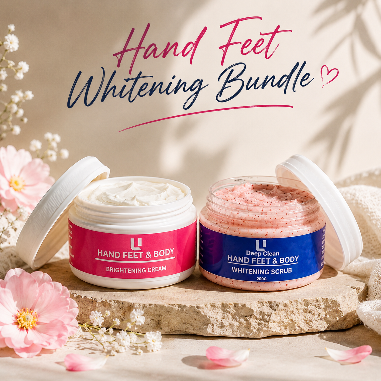 HAND FEET BODY WHITENING BUNDLE