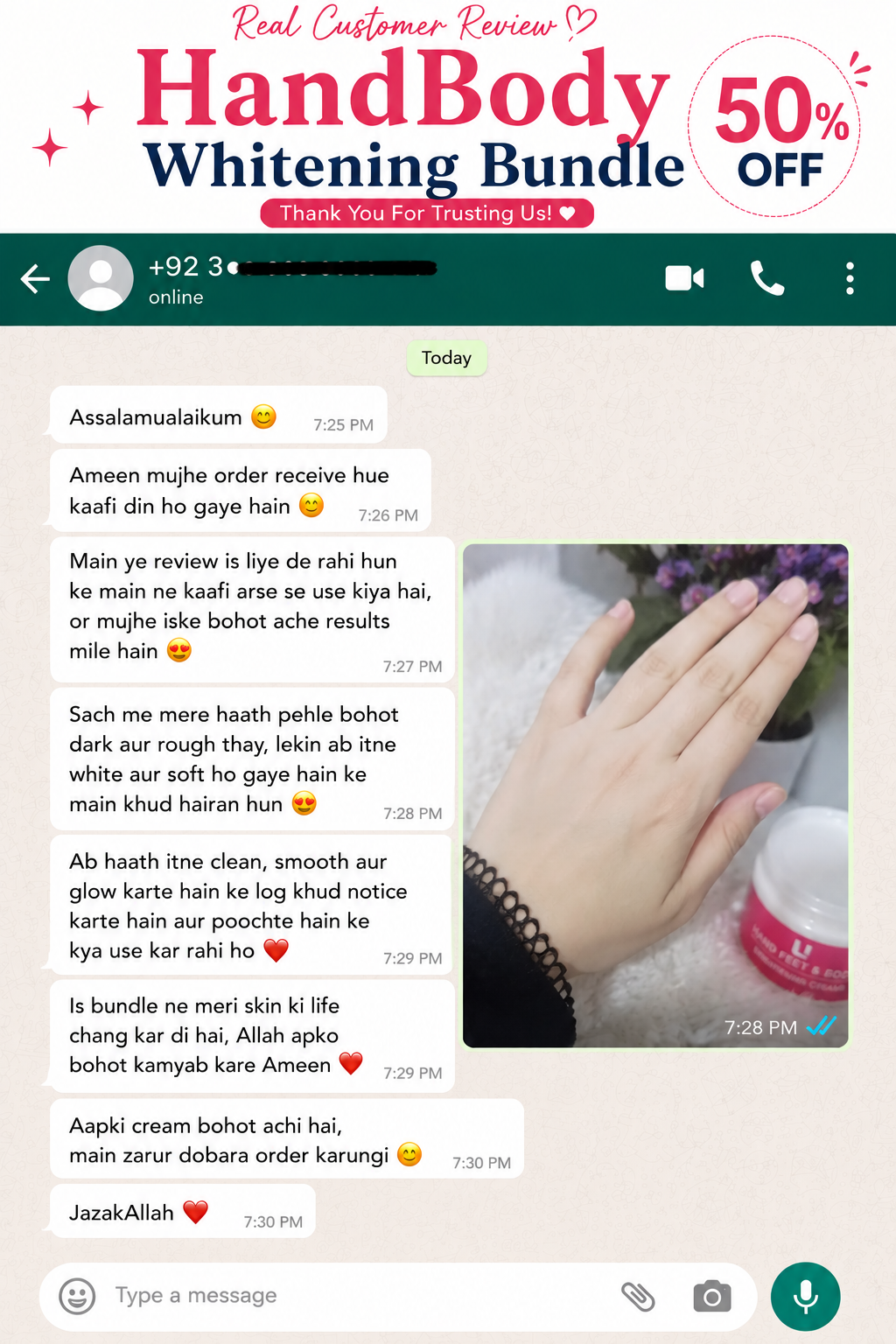 HAND FEET BODY WHITENING BUNDLE