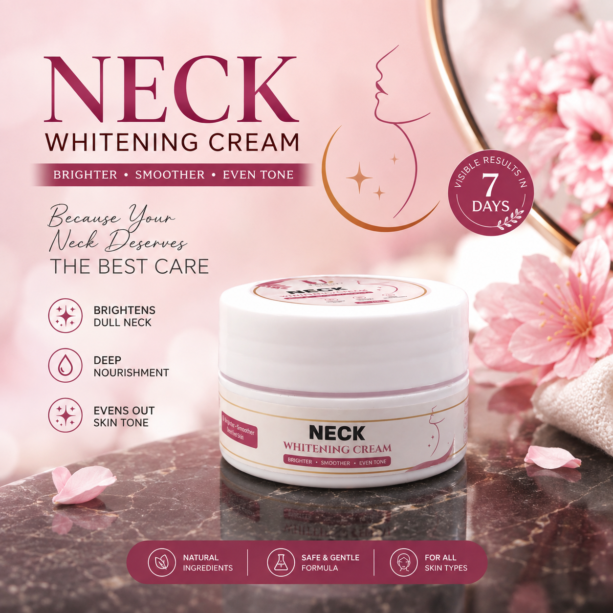 7 DAYS NECK WHITENING CREAM