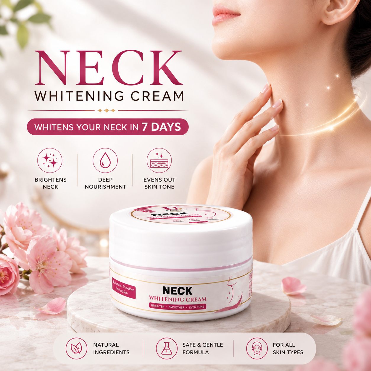 7 DAYS NECK WHITENING CREAM