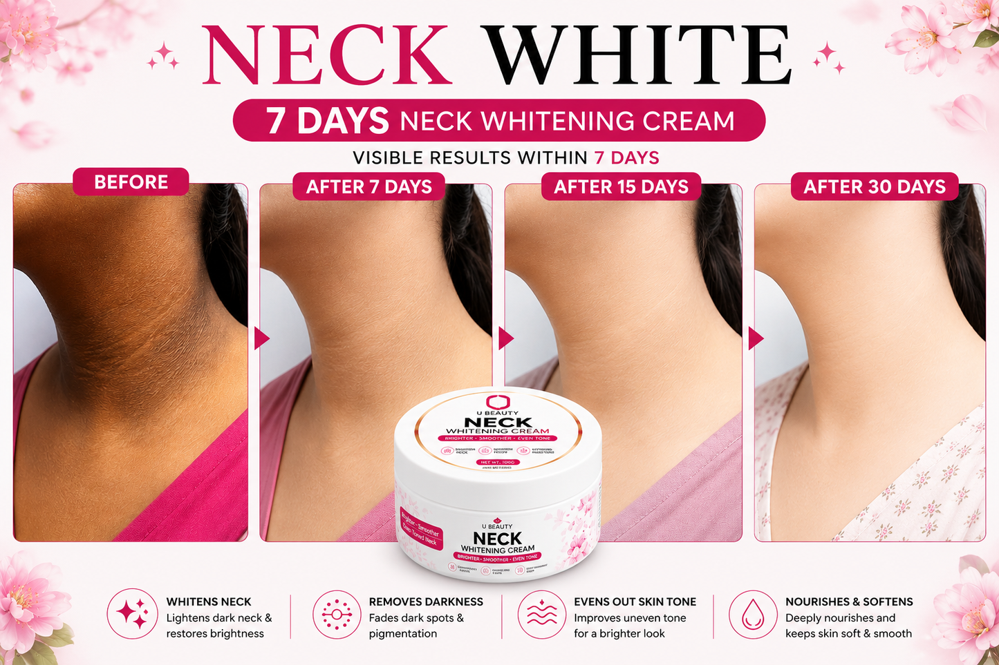 7 DAYS NECK WHITENING CREAM