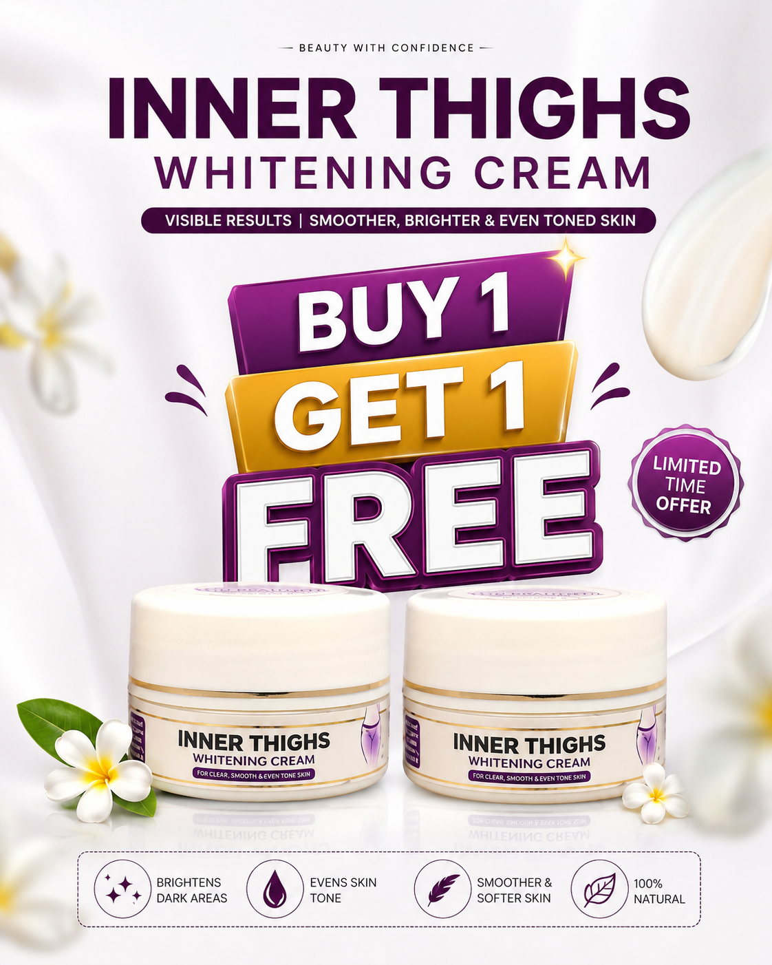 7 Days Inner Thighs Whitening Cream
