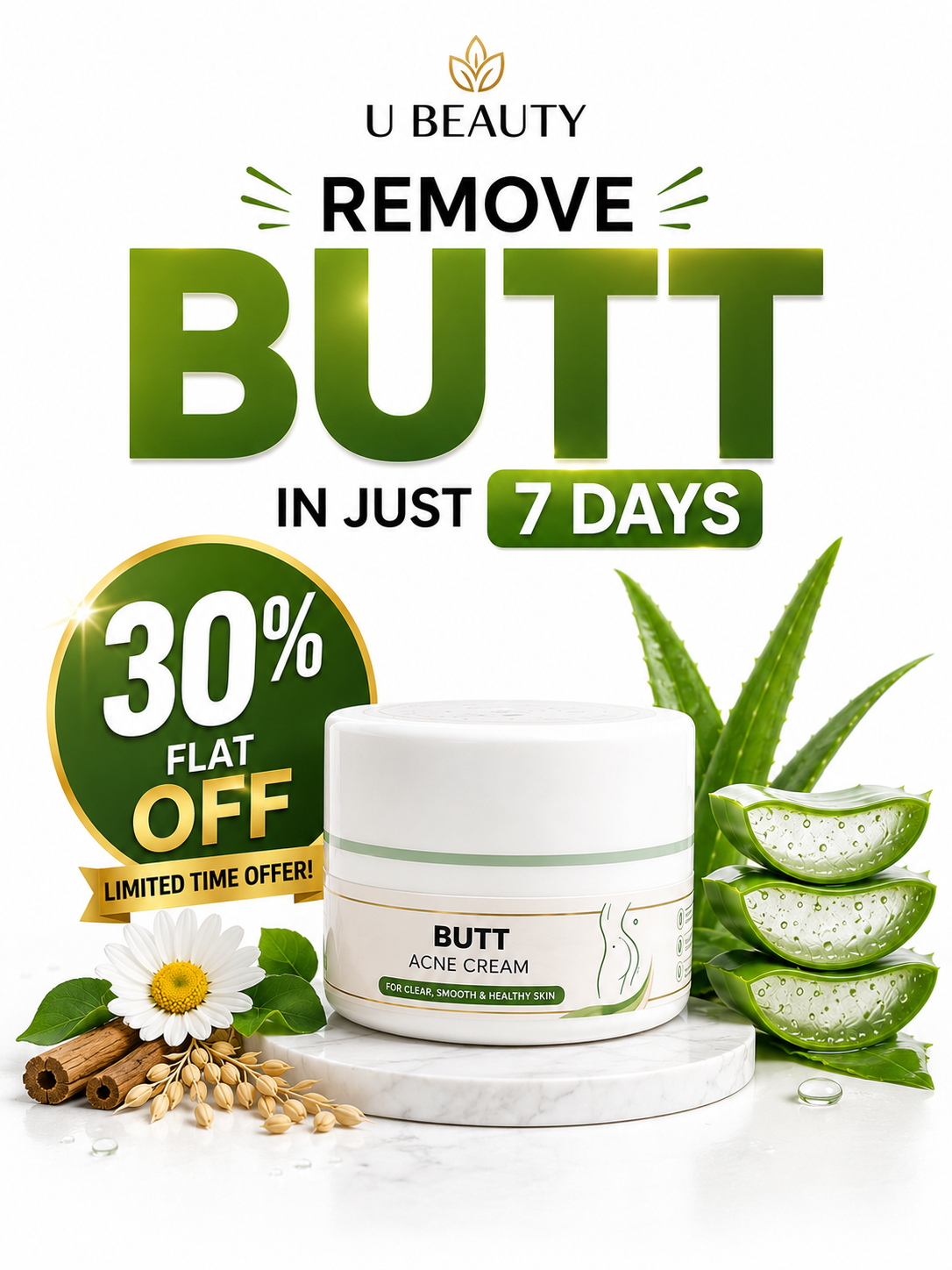 BUTT ACNE CREAM ( FOR FEMALES )