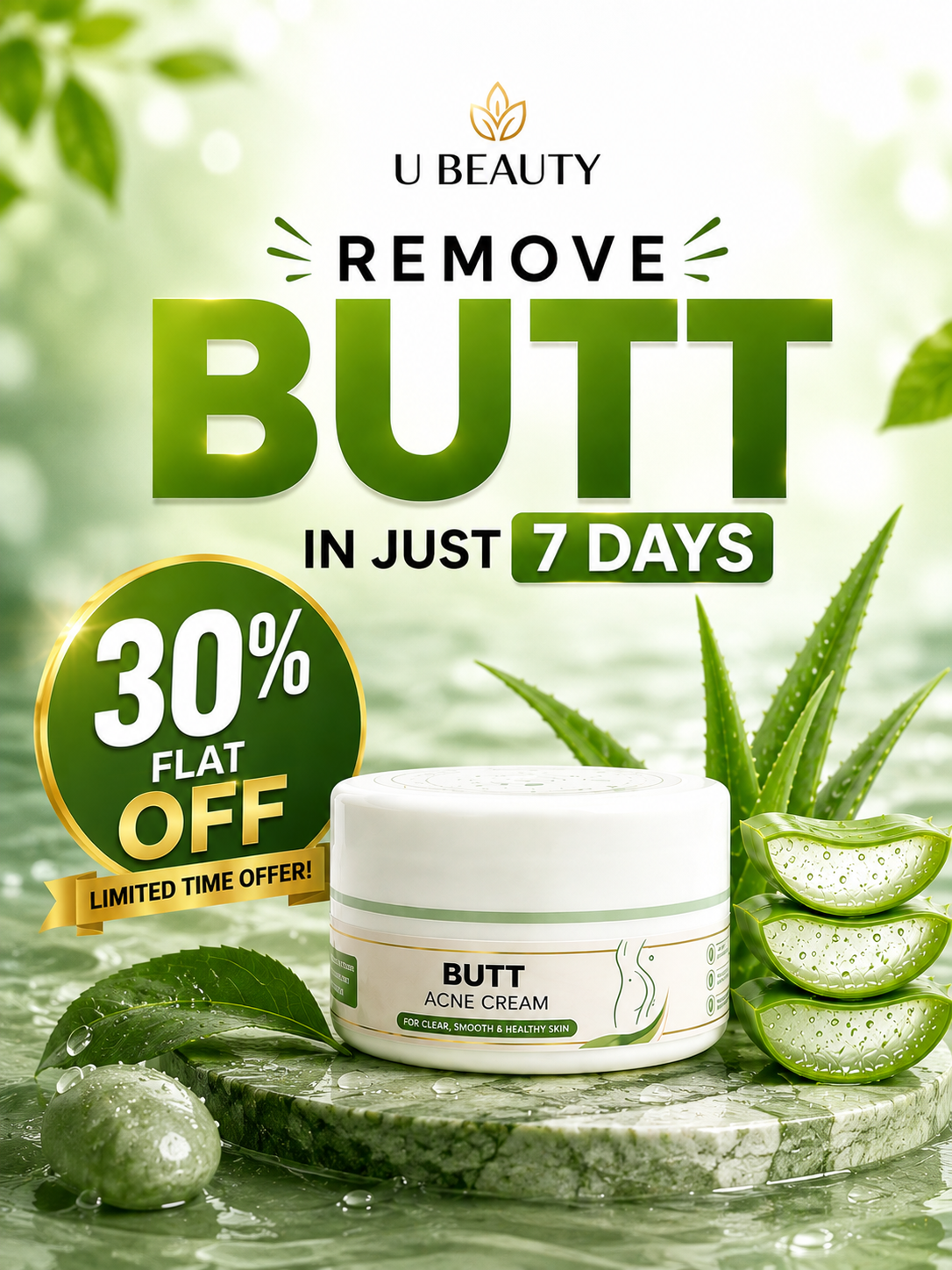 BUTT ACNE CREAM ( FOR FEMALES )