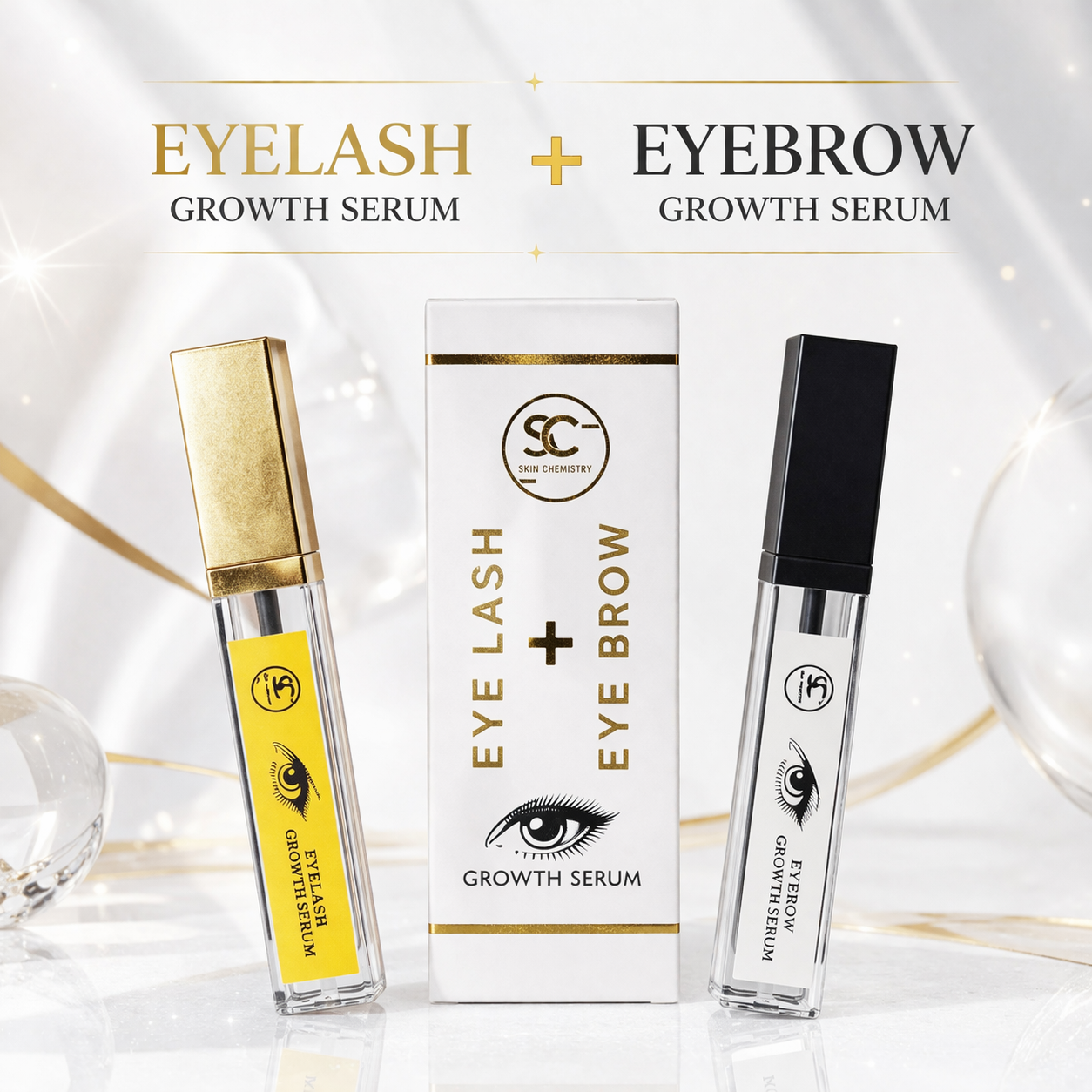 EYELASHES GROWTH SERUM (FREE EYE BROWS GROWTH SERUM)